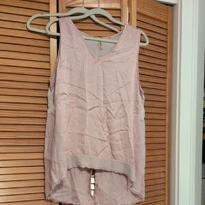 Women's Pink Sleeveless Top